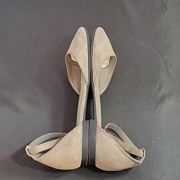 A.N.A A NEW APPROACH POINTED TOE ADJUSTABLE BUCKLE STRAP FLAT SHOE - Picture 11 of 13